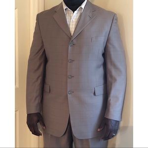 Zandello 4 Button Long Suit Jacket